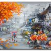 Mẫu Tranh Tường Phong Cảnh