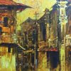 Mẫu Tranh Tường Phong Cảnh